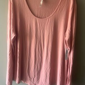 Soma Soft Pink Long Sleeve Tee